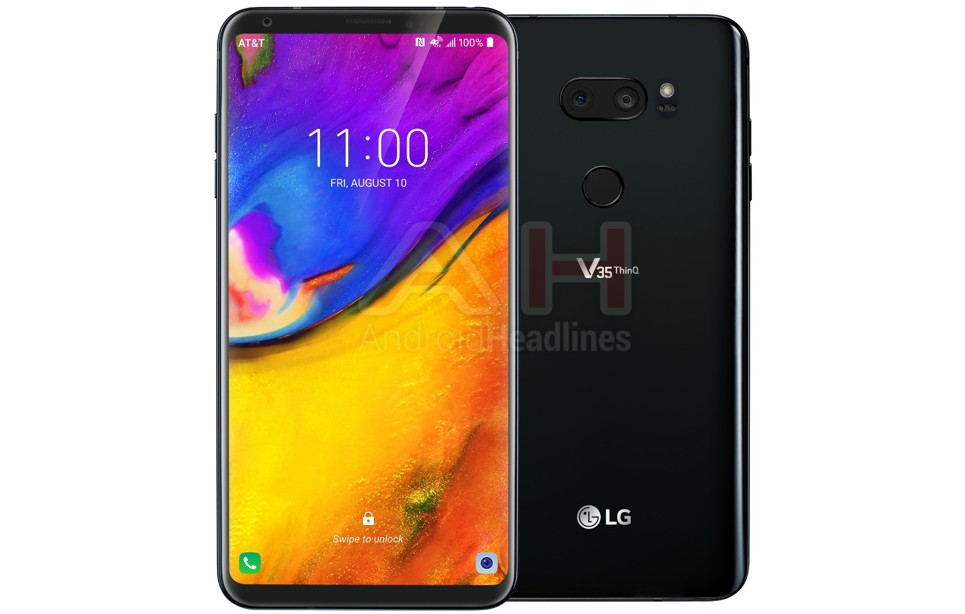 جوال LG V35 ThinQ صورة حية مع المواصفات