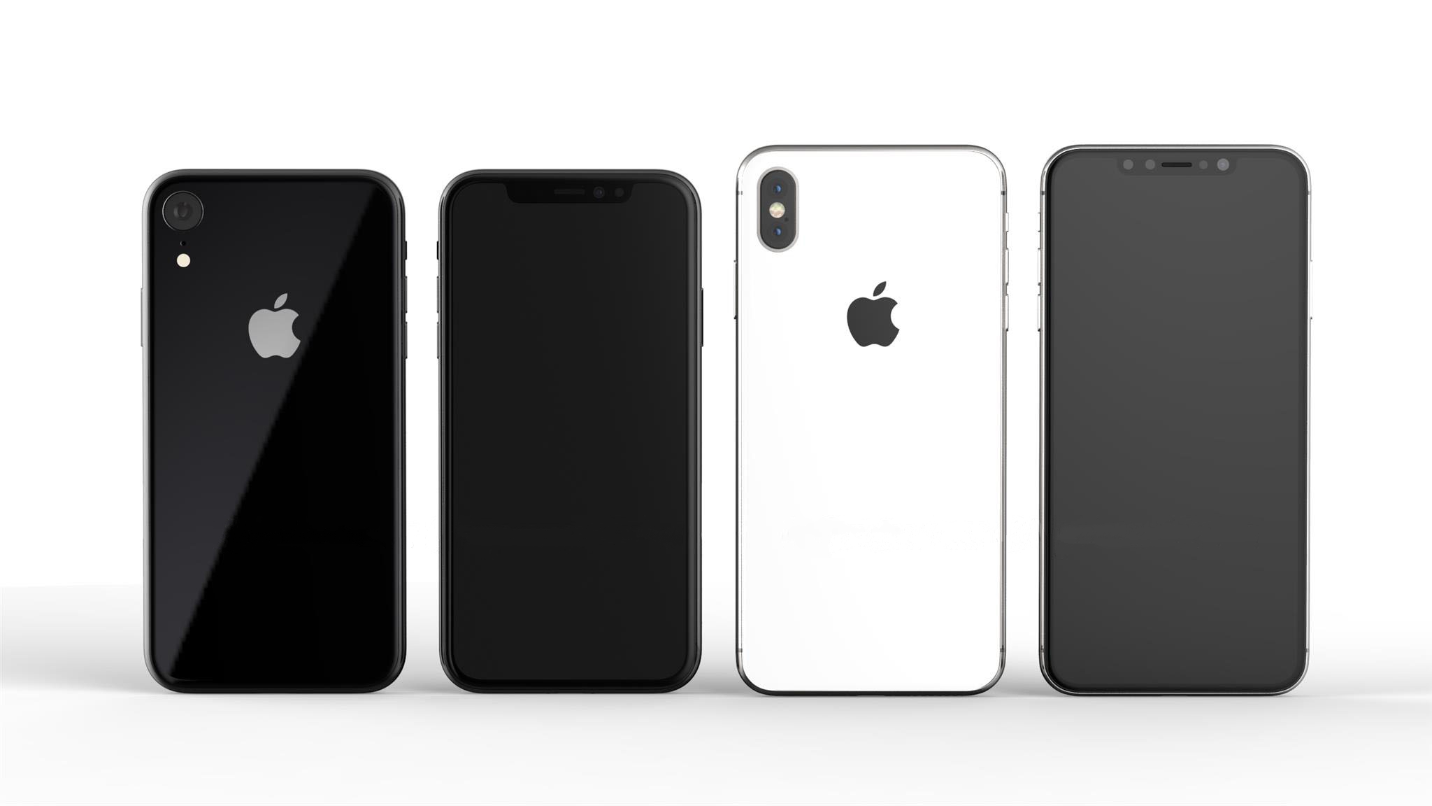 جوال iPhone X Plus و iPhone X Lite صور ثلاثية الأبعاد