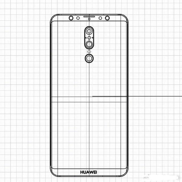 تصميم Mate 20 يظهر من خلال صور واقعية بالإضافة الي رسومات تخطيطية
