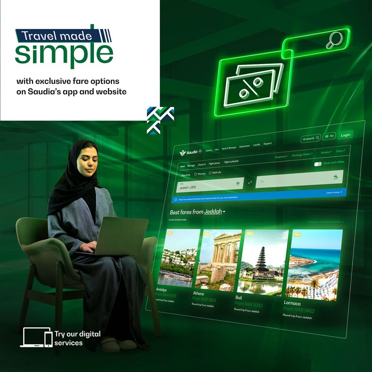 عروض الخطوط السعودية للرحلات الدولية اليوم