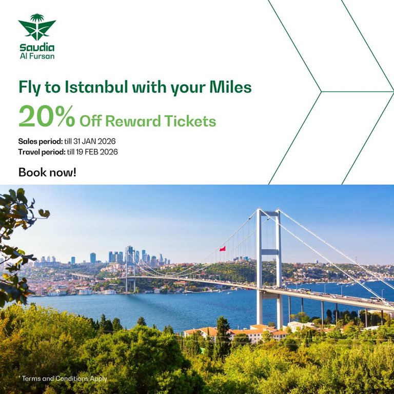 عروض الخطوط السعودية للرحلات الدولية اليوم